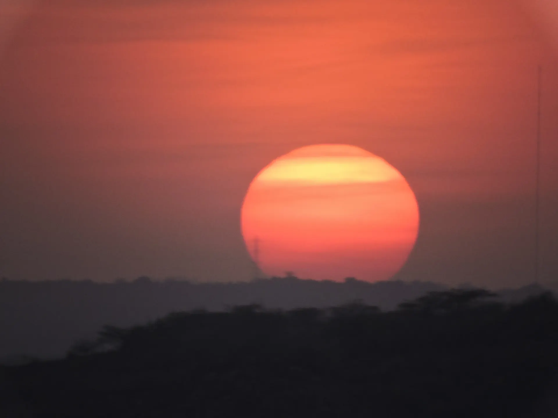 Sunset over Bhuj