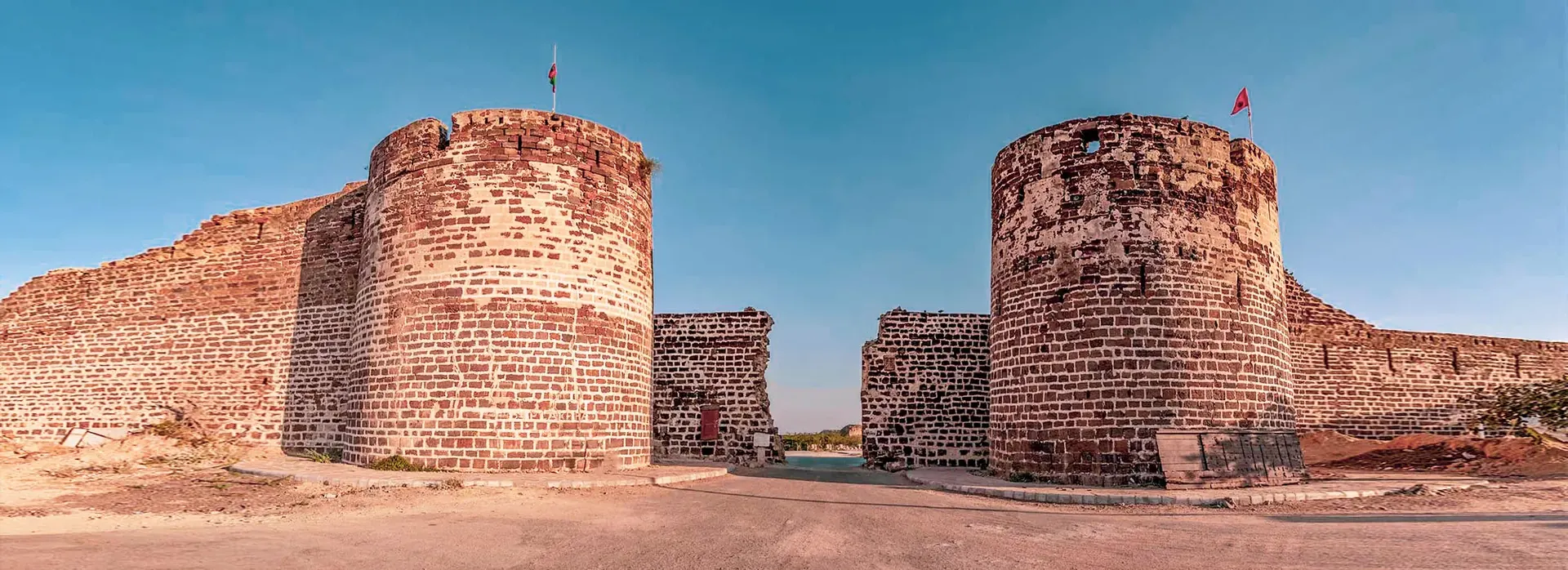 Sunset on the ramparts